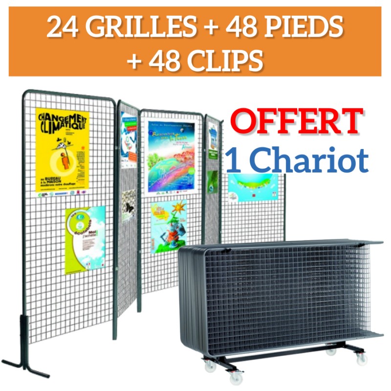 Grille d'affichage pour exposition, grille d'exposition photo, panneau